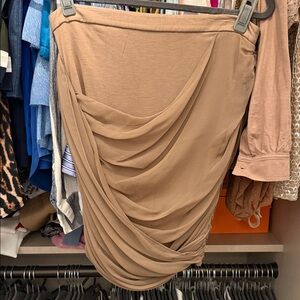 Draped Taupe Women’s Skirt